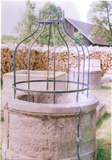 Kované kašny a mříže na studny 